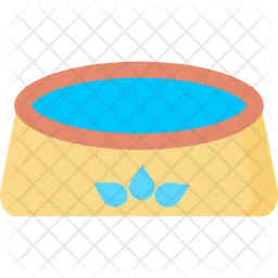 Pet Water Bowl  Icon