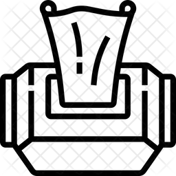 애완동물 물티슈  아이콘