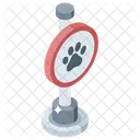 Pet Zone Board Signboard Icon