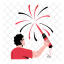 Petardo Explotar Chispeante Icono
