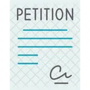 Petition Document Legal Icon