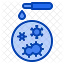 Petri Dish Virus Germ Bacteria Coronavirus Laboratory Covid Icon