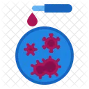 Petri Dish Virus Germ Bacteria Coronavirus Laboratory Covid Icon