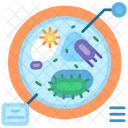 Petri Dish Bacteria Laboratory Icon