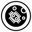 Petri Dish Bacteria Virus Icon