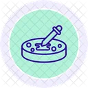 Petri Dish Laboratory Icon