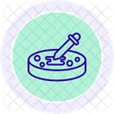 Petri Dish Laboratory Icon