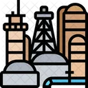 Petrochemical Refinery Petrochemical Petroleum Refinery Icon