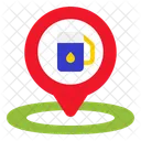 Petrol Station Location  Icon