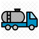 Petrol Truck Transport Transportation Vehicle Fuel Oil Icon