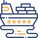 Petroleiro Carga Navio Ícone