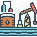 Petroleum Industry Refinery Icon