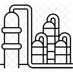 Petroleum Industry Icon - Download in Line Style