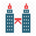 Petronas Twin Tower Building Landmark Icon