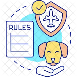 Pets boarding rules  Icon