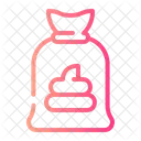 Pets Poop Excrement Plastic Bag Icon