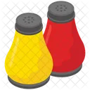 Saliere Condiments Sel Poivre Icône