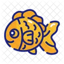 Pez Dorado Suerte Prosperidad Icono