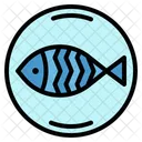 Peces Alimentos Supermercado Icono