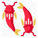 Koi Peces Animales Icono