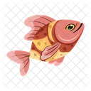 Vector De Pesca Iconos De Peces Criatura Marina Icono