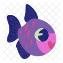 Peces Pequenos Peces Marinos Peces Icono