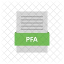 Pfa File Pfa Woff Icon