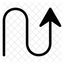 Pfad Pfeile Richtung Symbol