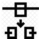Unterbrechen Pfad Auswahlen Symbol