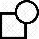 Pfad Objekt Unterbrechung Symbol