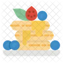 Pfannkuchen Backer Dessert Icon