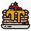 Pfannkuchen Fruhstuck Essen Symbol