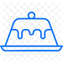 Pfannkuchen Vanillepudding Keks Symbol