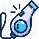Pfeife Warnung Ton Symbol