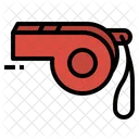 Pfeife Schiedsrichter Polizei Symbol