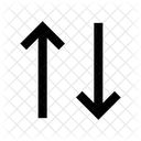 Pfeil Hoch Runter Symbol