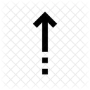 Pfeil Nach Oben Geradeaus Symbol