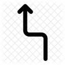 Pfeil Richtung Standort Symbol