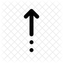 Pfeil Nach Oben Geradeaus Symbol