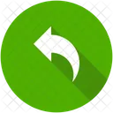 Pfeil Blau Zuruck Symbol