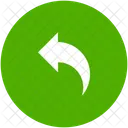 Pfeil Blau Zuruck Symbol