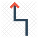 Pfeil Richtung Standort Symbol