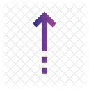 Pfeil Nach Oben Geradeaus Symbol