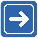 Pfeil Rechts Flughafen Symbol