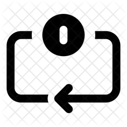 Pfeil-einmal-wiederholen  Symbol