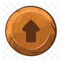 Aufwartspfeil Symbol