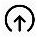 Pfeil Nach Oben Hochladen Symbol