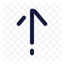 Pfeil nach oben-  Symbol