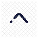 Pfeil nach oben-  Symbol