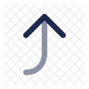 Pfeil Nach Oben Links Pfeil Benutzeroberflache Symbol